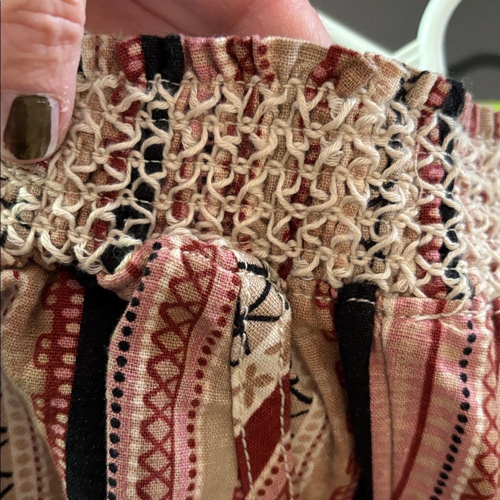 Beau Dawson Boho Linen Blend Pants-wide legs - worn/washed once medium jr - Picture 10 of 12